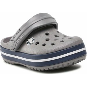 Nazouváky Crocs Crocband Clog T 207005 Fumee/Blue Marine