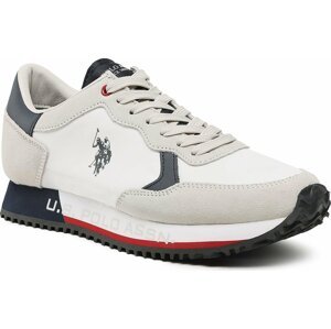 Sneakersy U.S. Polo Assn. Cleef CLEEF001A WHI-DBL09