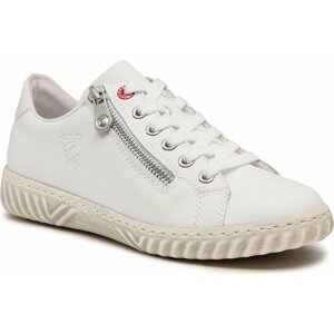 Sneakersy Rieker N0900-81 Weiss