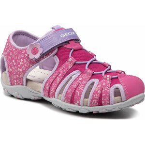 Sandály Geox J S.Roxanne B J92D9B 0CE15 C8257 D Fuchsia/Lilac