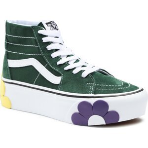 Sneakersy Vans Sk8-Hi Tapered Stackform Osf VN0A5JM1BGK1 Green/Multi