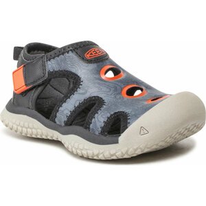 Sandály Keen Stingray 1026063 Black/Safety Orange