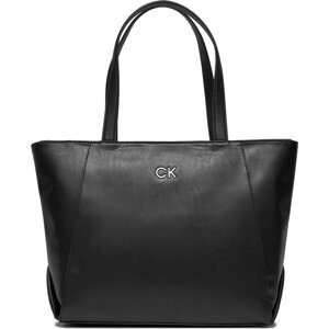 Kabelka Calvin Klein Re-Lock Seasonal Shopper Lg K60K611334 Ck Black BEH