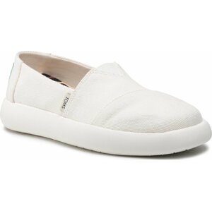 Polobotky Toms Alpargata Mallow 10016730 White Canvas