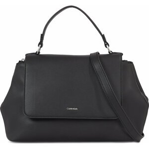 Kabelka Calvin Klein Ck Must Top Handle Tote W/Flap K60K611043 Ck Black BAX