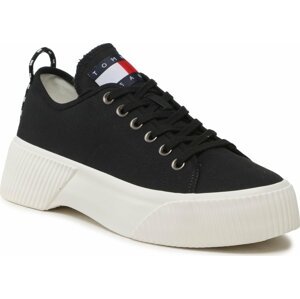 Sneakersy Tommy Jeans Tjm Vulcanized Platform EM0EM01197 Black BDS