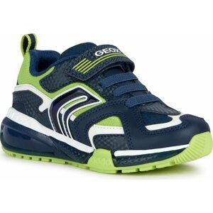 Sneakersy Geox J Bayonyc Boy J36FEE 050FU C0749 D Navy/Lime