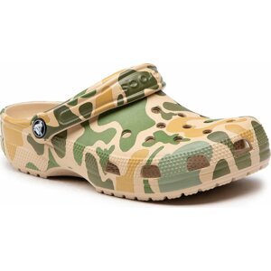 Nazouváky Crocs Classic Printed Camo Clog 206454 Chai/Tan