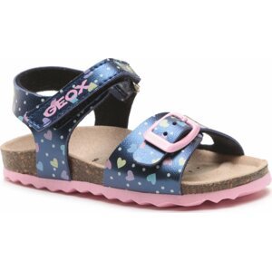 Sandály Geox B Sandal Chalki Girl B922RA000NFC0694 M Navy/Pink