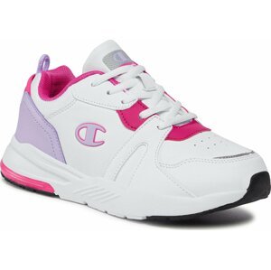 Sneakersy Champion Low Cut Shoe Ramp Up Pu G Gs S32759-WW002 Wht/Lilac/Fucsia