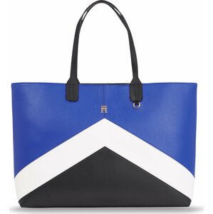 Kabelka Tommy Hilfiger Iconic Tommy Tote Chevron AW0AW15204 Chevron 0GZ