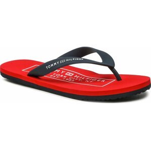 Žabky Tommy Hilfiger Rubber Hilfiger Beach Sandal FM0FM04468 Desert Sky DW5