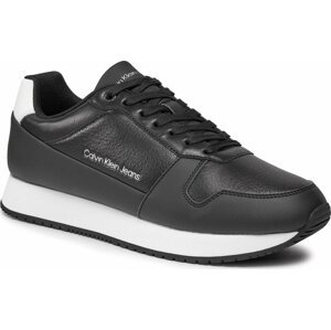 Sneakersy Calvin Klein Jeans Retro Runner Low Lth In Sat YM0YM00863 Black/Bright White 0GM