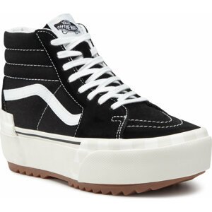 Sneakersy Vans Sk8-Hi Stacked VN0A4BTW5ZN1 (Suedecanvas)Blkblncdbinc