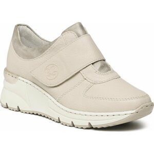 Sneakersy Rieker N6356-60 Beige