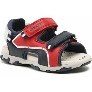 Sandály Geox B Sandal Flaffee Boy B3559A08515C7217 S Red/Navy