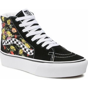 Sneakersy Vans Sk8-Hi Platform 2.0 VN0A5KY2BML1 Poppy Checkerboard Black