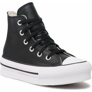 Plátěnky Converse Ctas Eva Lift Hi A01015C Black/Natural Ivory/White