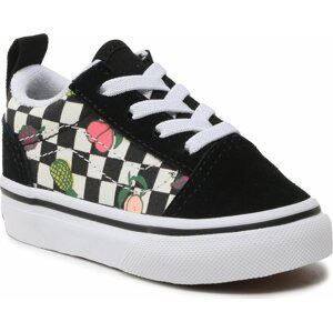 Tenisky Vans Old Skool Elastic Lace VN0005WUY281 Fruit Checkerboard Black