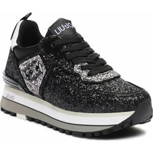 Sneakersy Liu Jo Maxi Wonder Glitter 24 BF3013 TX007 Black 22222