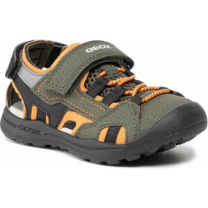 Sandály Geox J Vaniett B. C J155XC 015CE C0623 M Military/Orange