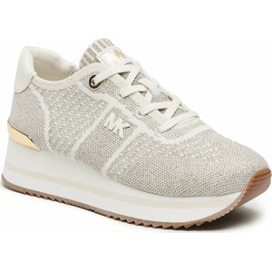 Sneakersy MICHAEL Michael Kors Monique Knit Trainer 43F3MQFSAM Champagne