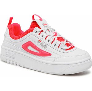 Sneakersy Fila Fx Disruptor Wmn 1011386.96M White/Diva Pink