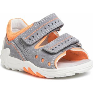 Sandály Superfit 6-00030-26 M Hellgrau/Orange