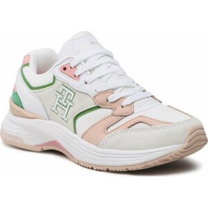 Sneakersy Tommy Hilfiger Modern Prep Runner FW0FW07111 White YBS