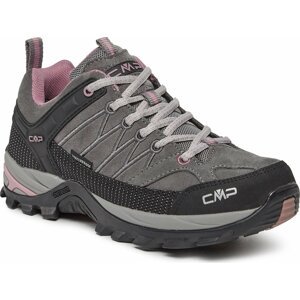 Trekingová obuv CMP Rigel Low Wmn Trekking Shoes Wp 3Q13246 Cemento Fard 66UN