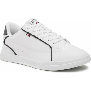 Sneakersy Tommy Hilfiger Lo Cup Leather FM0FM04429 White YBS