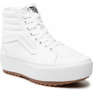 Sneakersy Vans Sk8-Hi Stacked VN0A4BTWL5R1 (Canvas) True White